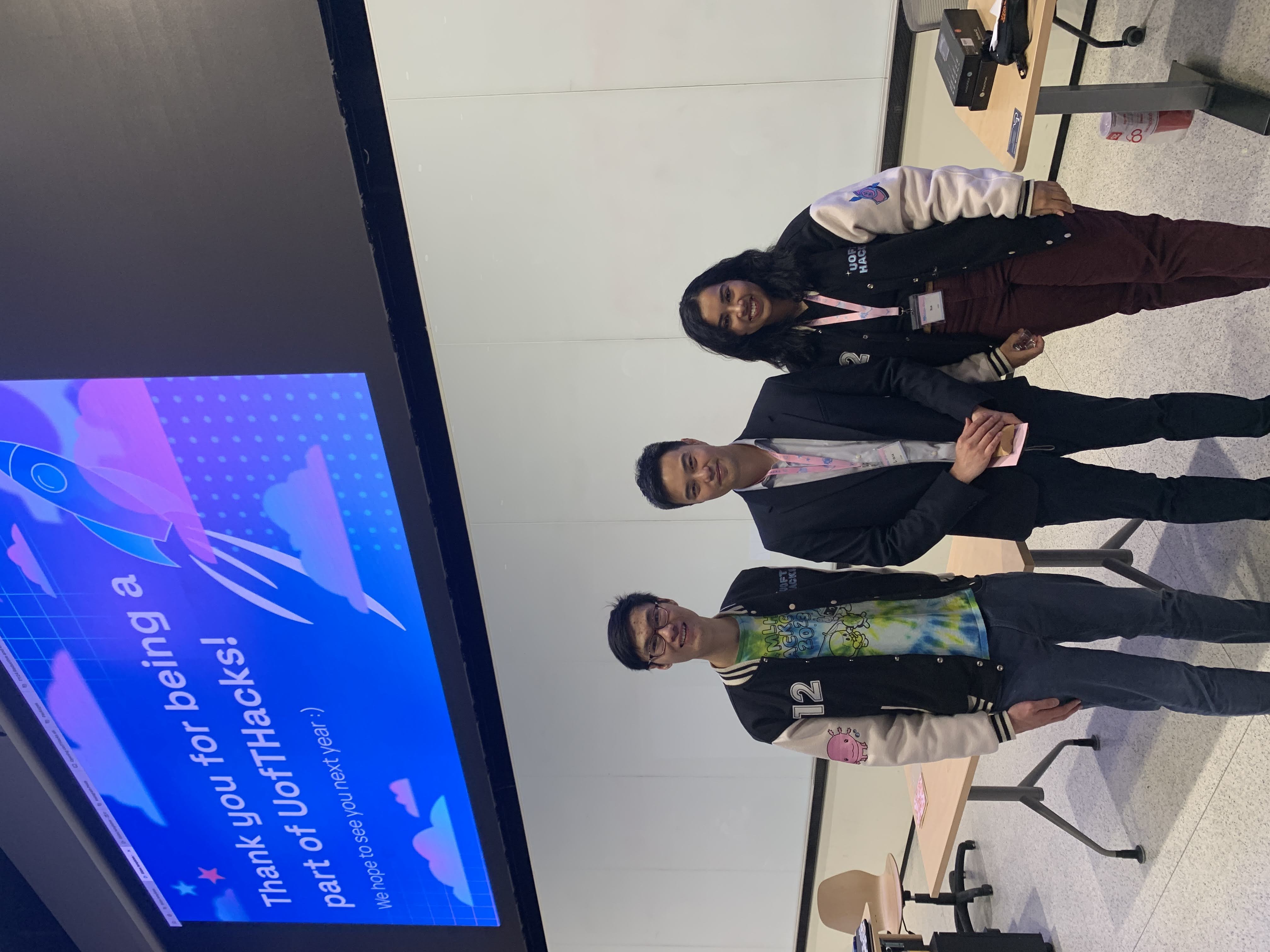The first winner of UofT Hacks